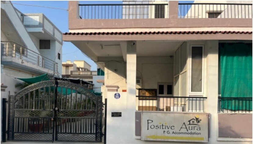 Positive Aura 3 PG building in Bopal–Ghuma, Ahmedabad