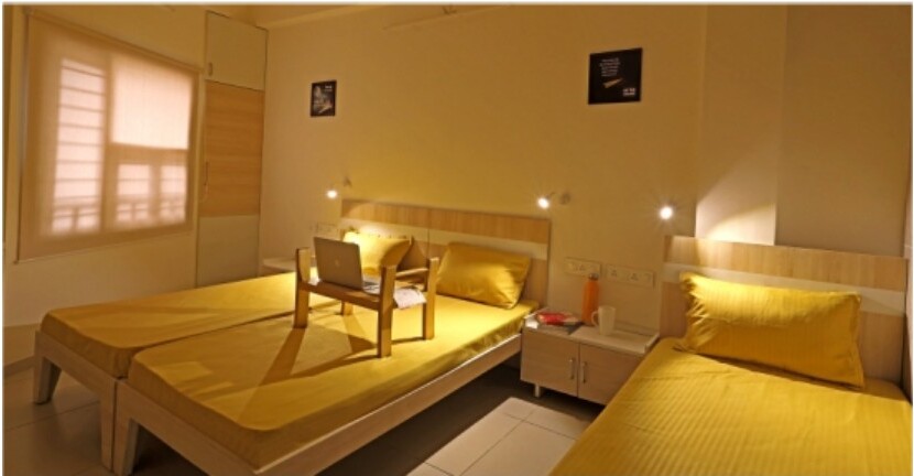 Triple sharing AC PG room at Positive Aura, Bopal